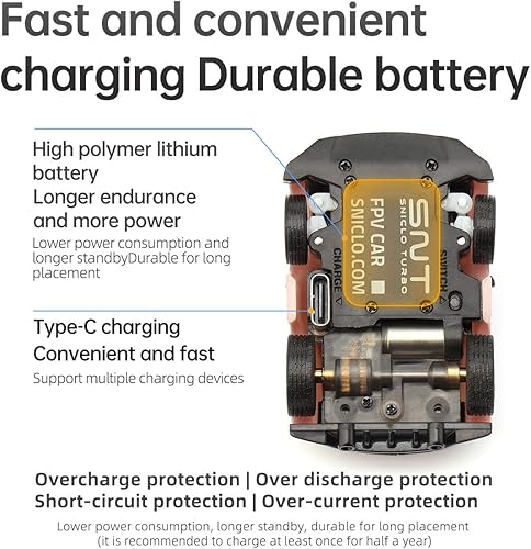 Miniatura 2 de Sniclo Auto de control remoto Q25 con cámara HD FPV y gafas FPV, escala 1100, mini FPV RC Coche RC de alto rendimiento para adultos 2.4 GHz RC Drift