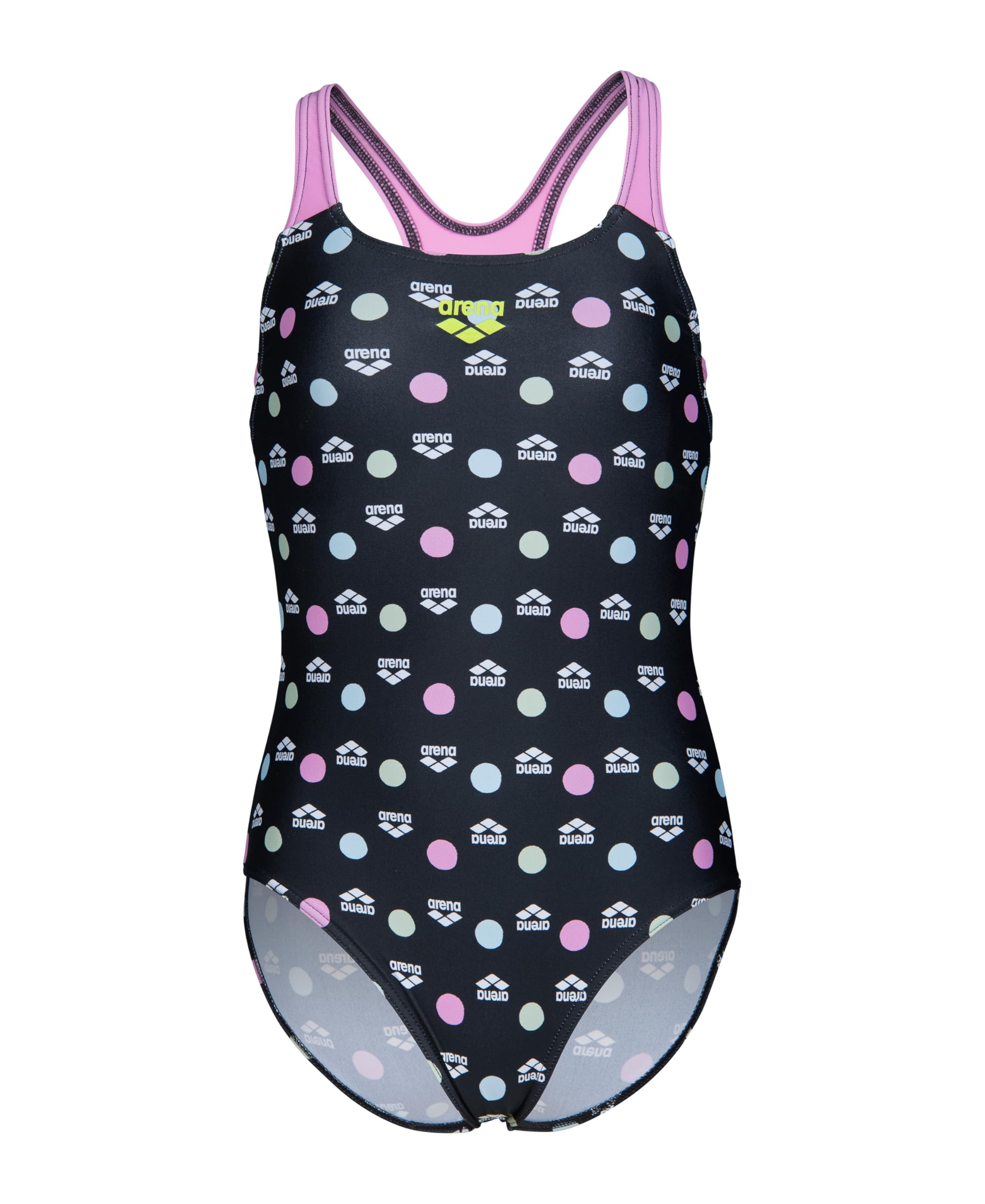 ARENA Feel Girls' Multiple Dot Swim Pro Back Swimsuit
