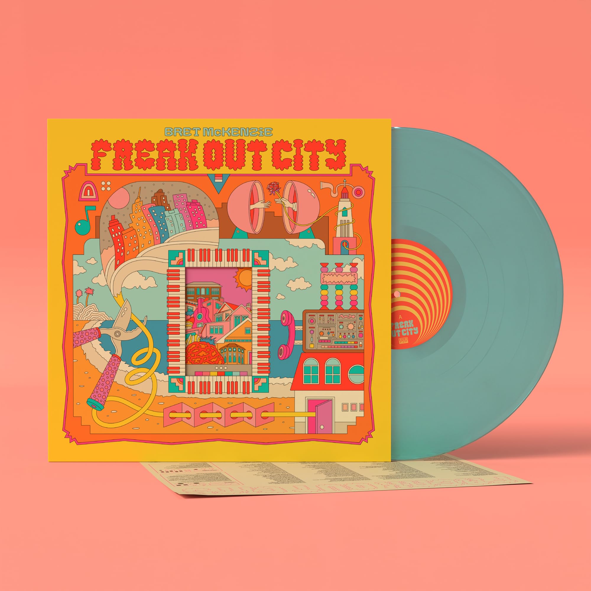 Bret McKenzie - Freak Out City (Light Rose Vinyl LP 2025, Loser Edition)