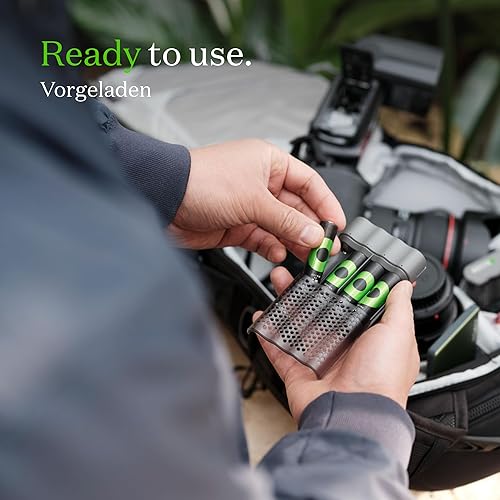 Miniatura 5 de GP ReCyko PRO - Batería AA de 2000 mAh NiMH, 1,2 V, paquete de 4 baterías recargables AA, diseñada para un rendimiento óptimo en dispositivos