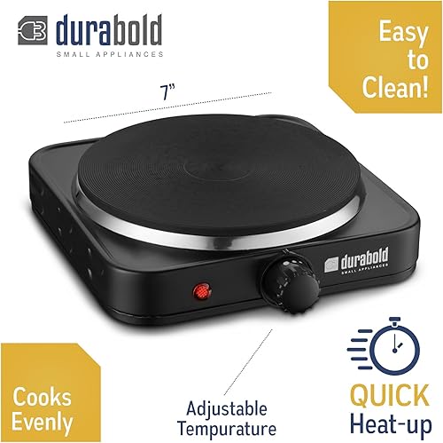 Miniatura 4 de Quemador individual de hierro fundido para encimera de cocina, cuerpo de acero inoxidable, quemador sellado, ideal para casas rodantes, apartamentos