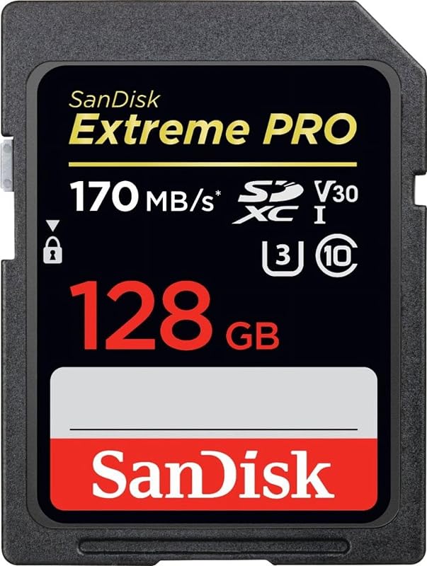 [Versión anterior] Tarjeta SanDisk Extreme PRO SDXC UHS-I de 128 GB - C10, U3, V30, 4K UHD, tarjeta SD - SDSDXXY-128G-GN4IN