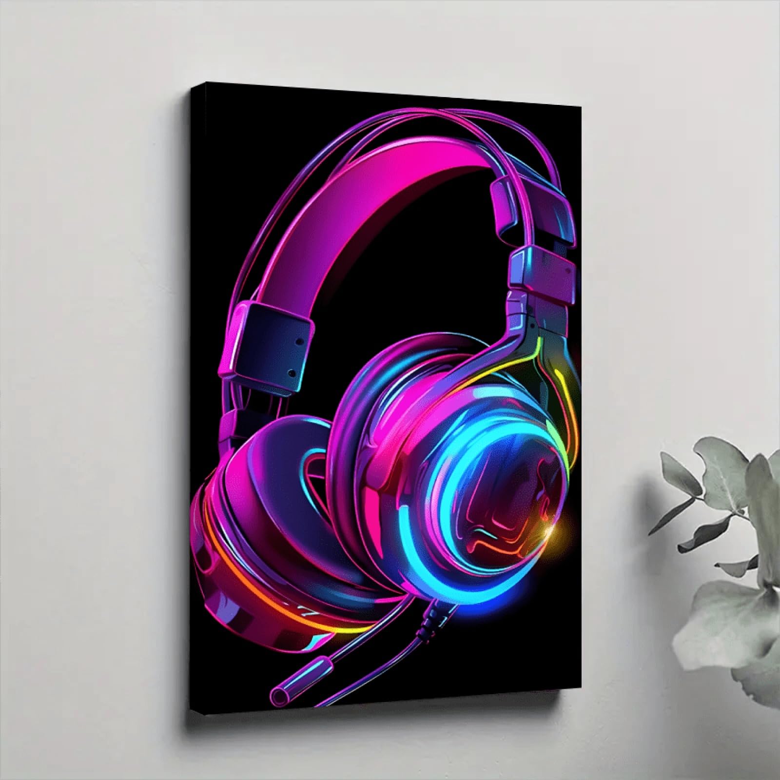 XBTYKPB Póster de lienzo, lienzo de arte de pared retro de videojuegos, para dormitorio, sala de estar, pasillo, decoración, pósteres e impresiones de 80 x 140 cm con marco.
