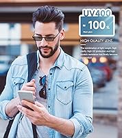 Vista 22 de SKYOAK Evolved Folding Reading Glasses For Women Men Blue Light Blocking Anti UV Eyestrain Foldable Portable Compact Readers with Flat Hard Case