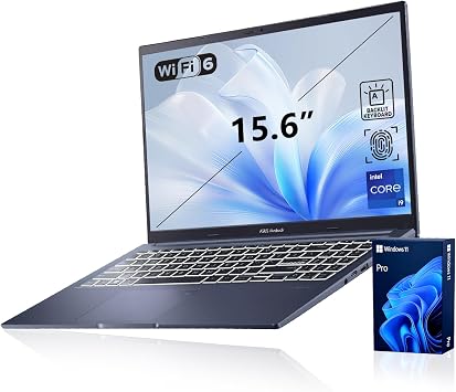 ASUS Vivobook Core i9-13900H Laptop, 15.6" FHD Display, PCONLINE Customized 16GB/32GB/48GB RAM, 1TB/2TB SSD, Physical Webcam Shield, Backlit & Numeric Keyboard, FP Reader, Wi-Fi 6, Windows11 Pro, Blue