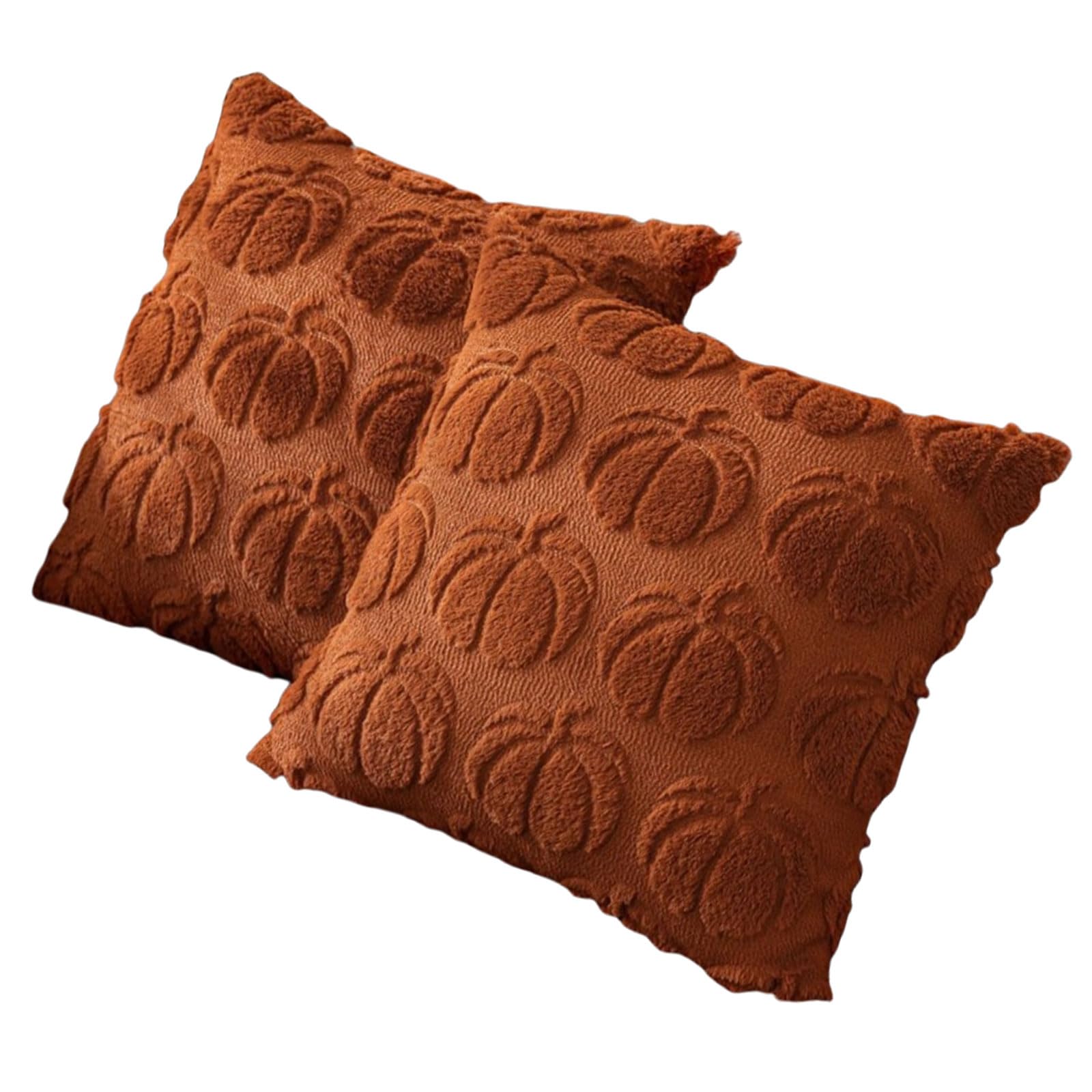 Yhplxyuus Autumn Pumpkin Cushions Covers 2Pieces, Soft Pillow Covers for Stylish Sofa and Bed Decors for Sofa Cushions Pumpkin Throw Pillows