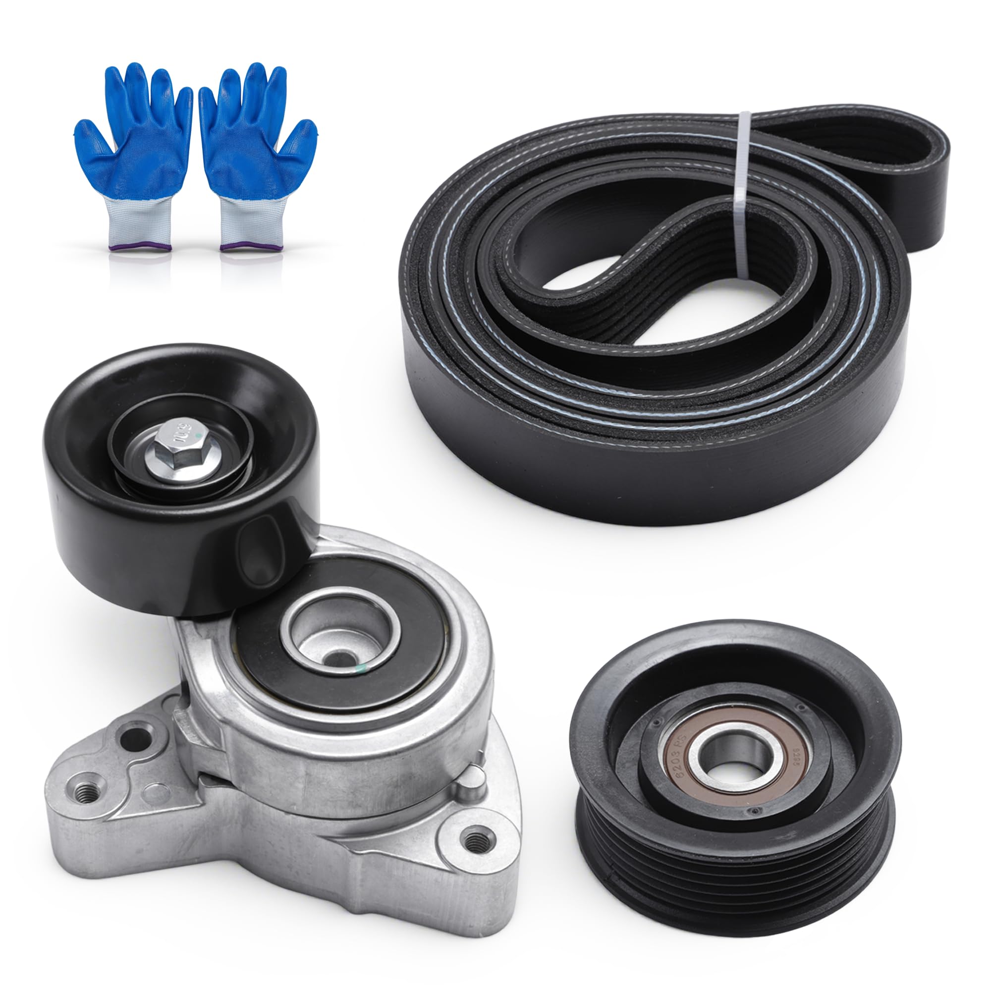 Belt Tensioner Serpentine Belt Idler Pulley Kit #38278 38278M 36769