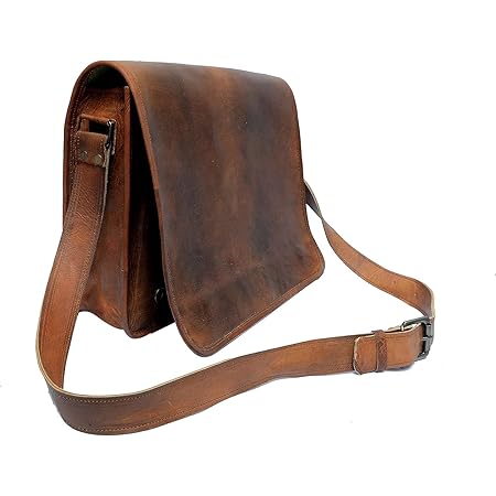 Amazon.com: Komal's Passion Leather 11 Inch Sturdy Leather satcel Ipad ...