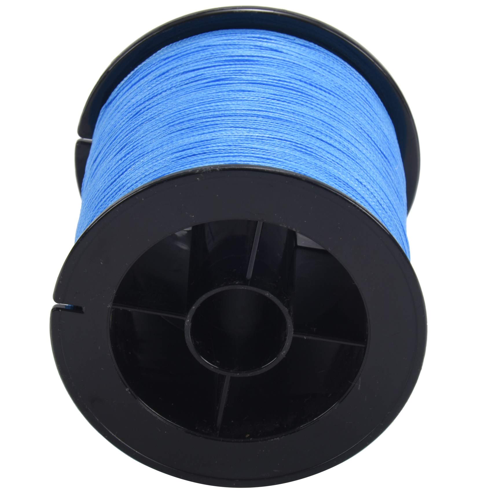 KOKSII Ligne Tressée 4 Brins 500m 30LB 0.26mm Bleu - Fil Pêche Forte Résistante