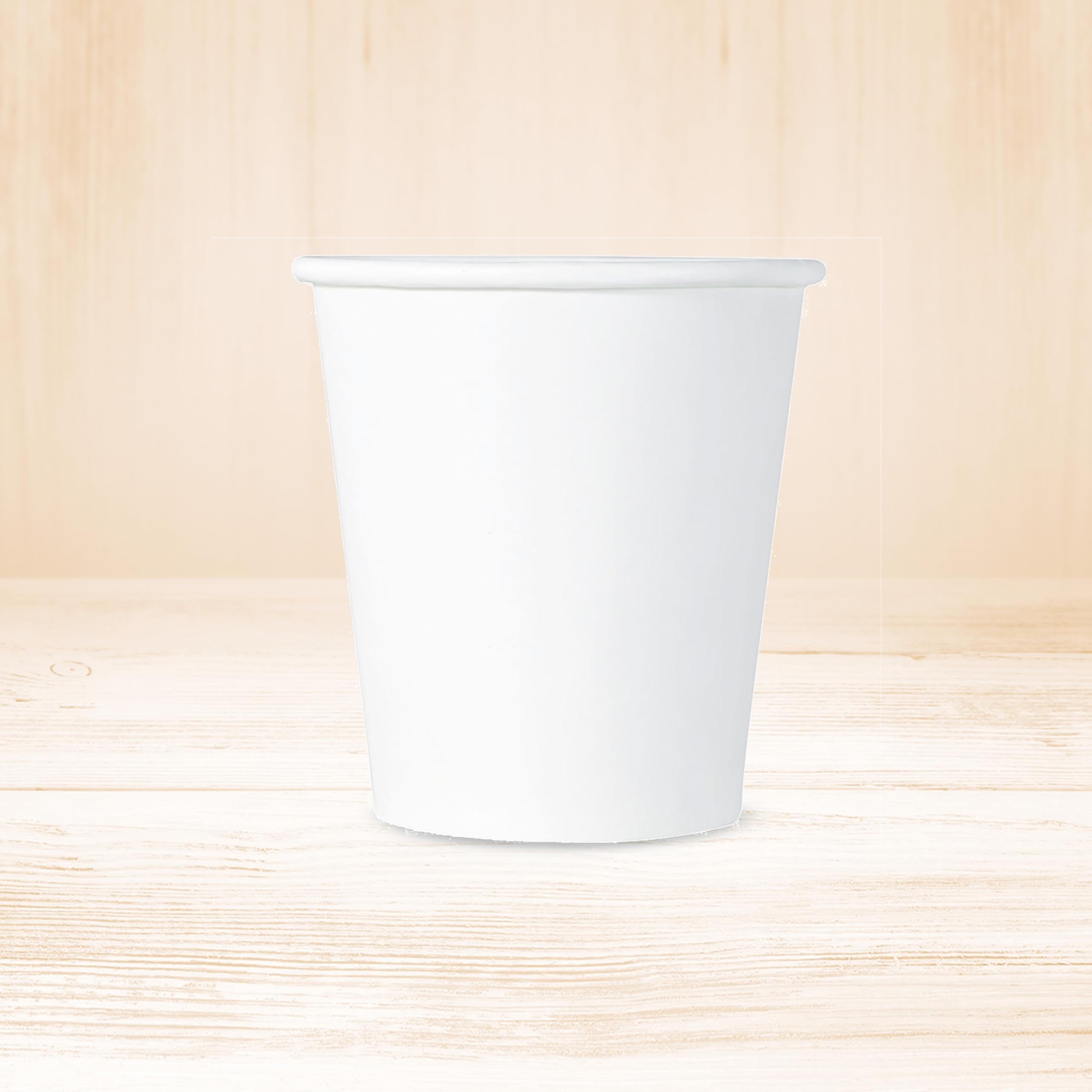 DETERMONDO Bicchieri in Carta 180 ml, 500 Pezzi, Bianchi, Monouso Compostabili, Ecologici e Biodegradabili, Per Acqua, Resistenti per Bevande Fredde e Calde, Ideali per Eventi, Feste, Catering