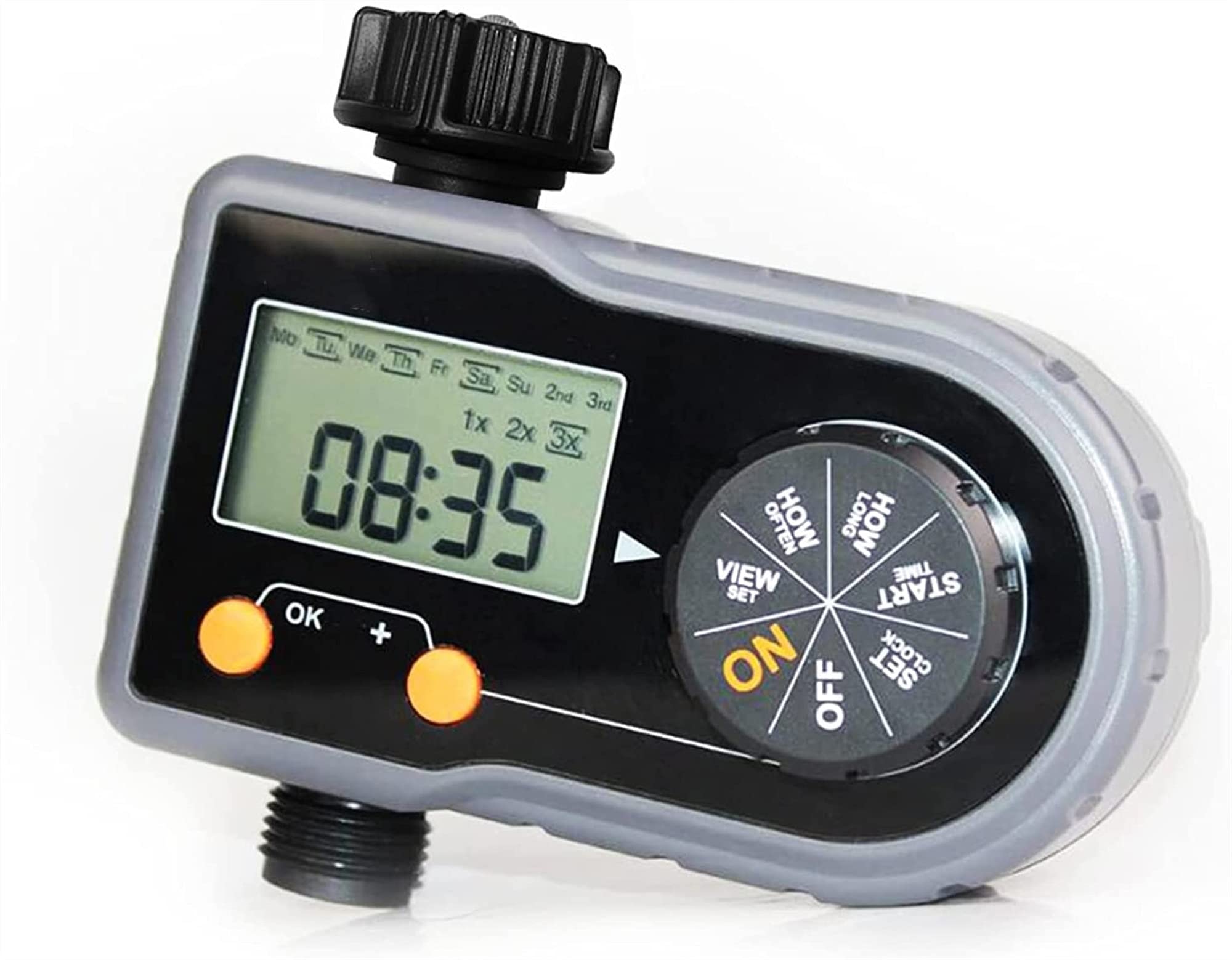 RJJ Sistema di irrigazione del sistema di irrigazione del timer del timer del rubinetto del tubo flessibile del tubo del tubo flessibile del tubo digitale Strumento di annaffiamento del giardino autom