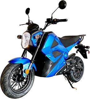 E-VADER 2000W Electric Motorcycle | Brushless | 72V | E-MOTO (Blue)
