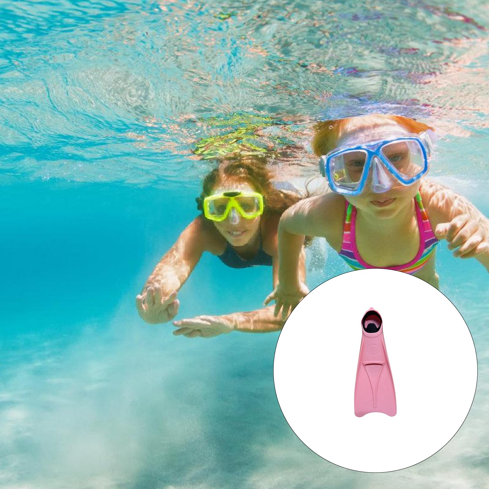 Aletas de entrenamiento de natación al aire libre, cómodas y largas, aletas largas para buceo, natación, aletas largas para adultos y niños