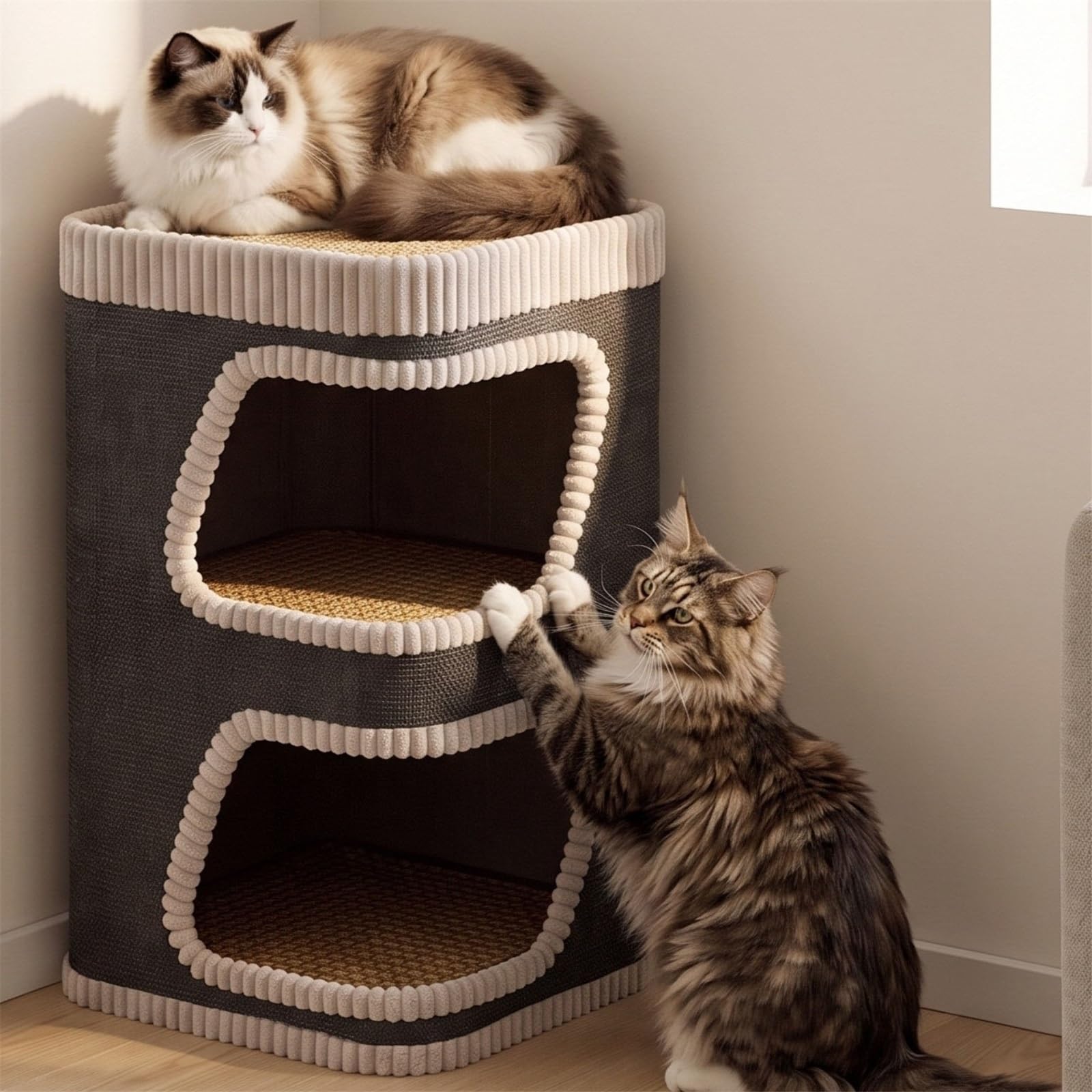 Marco de Escalada for Gatos, Perchas, casa interactiva
