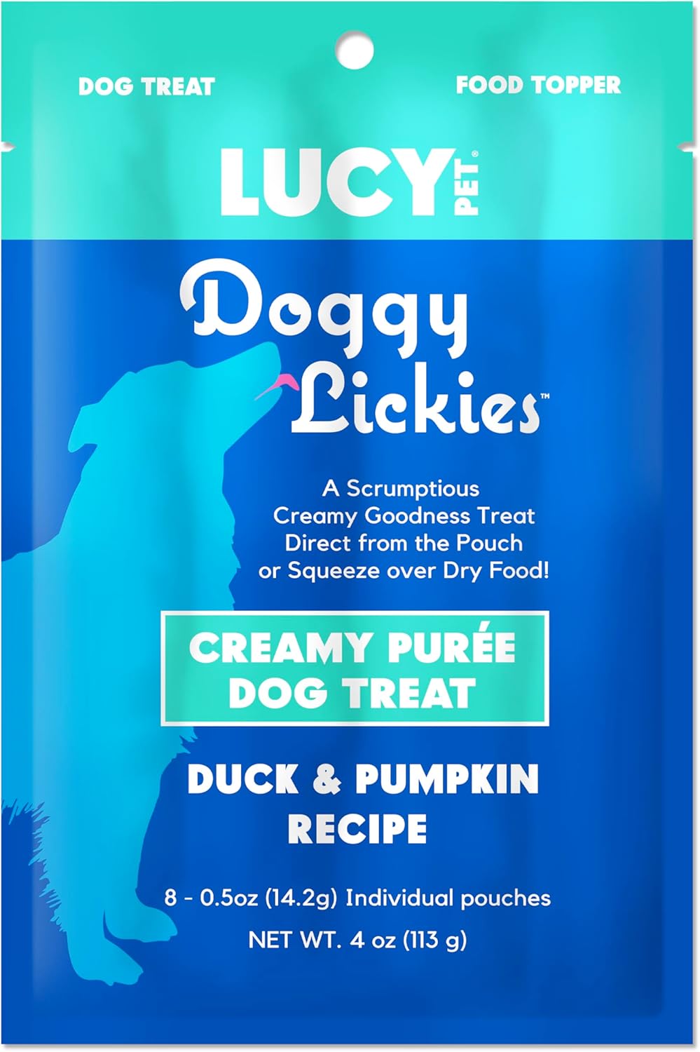 Lucy Pet® Doggy Lickies™ Duck & Pumpkin Recipe...
