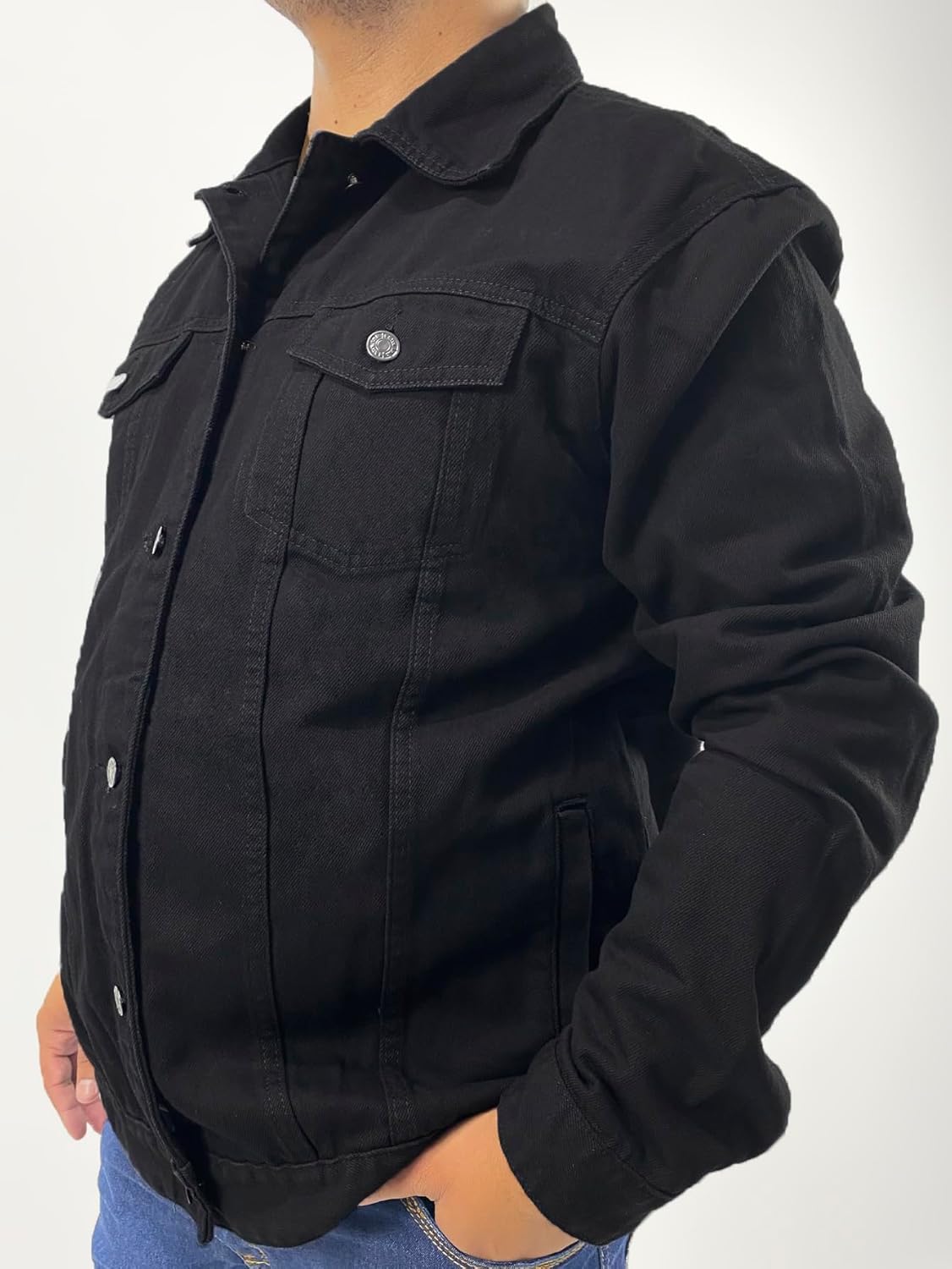 Pthirillo, Jaqueta Masculina Jeans Preto em promoção! Veja a oferta e mais achadinhos de Jaquetas & Casacos 4 Hoje é o melhor dia para comprar Pthirillo, Jaqueta Masculina Jeans Preto com aquele preço maroto! Promoção! Aproveite a oferta! 4