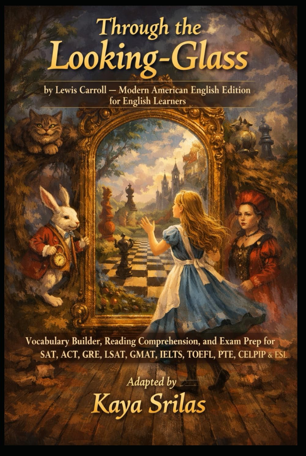 Through the Looking-Glass: by Lewis Carroll — Modern American English Edition — Vocabulary Builder, Reading Comprehension, and Exam Prep for SAT, ACT, ... English Classics for English Learners)