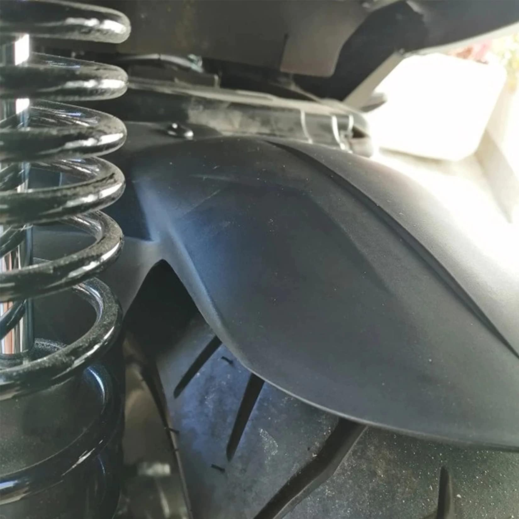 Guardabarros Trasero Splash Guards para ADV 350 2022 2023 2024 2025,PSLER Salpicadero Accesorios Motocicleta(Fibra de Carbono)