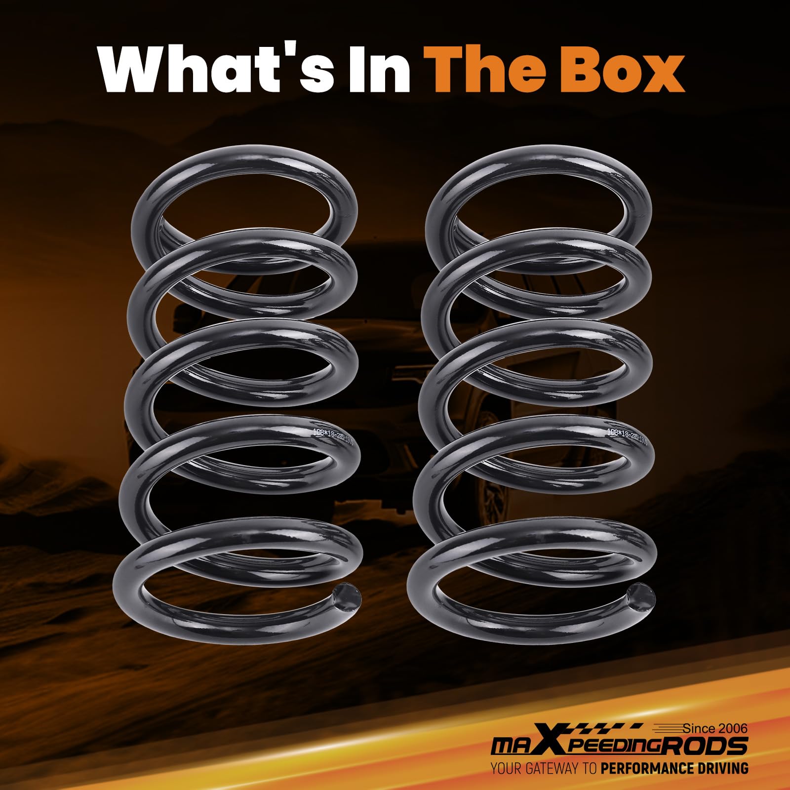 MaXpeedingrods 3" Front Drop Coil Spring Kit For Chevy S10/Blazer & GMC Sonoma/Jimmy 2WD (V6 Only)