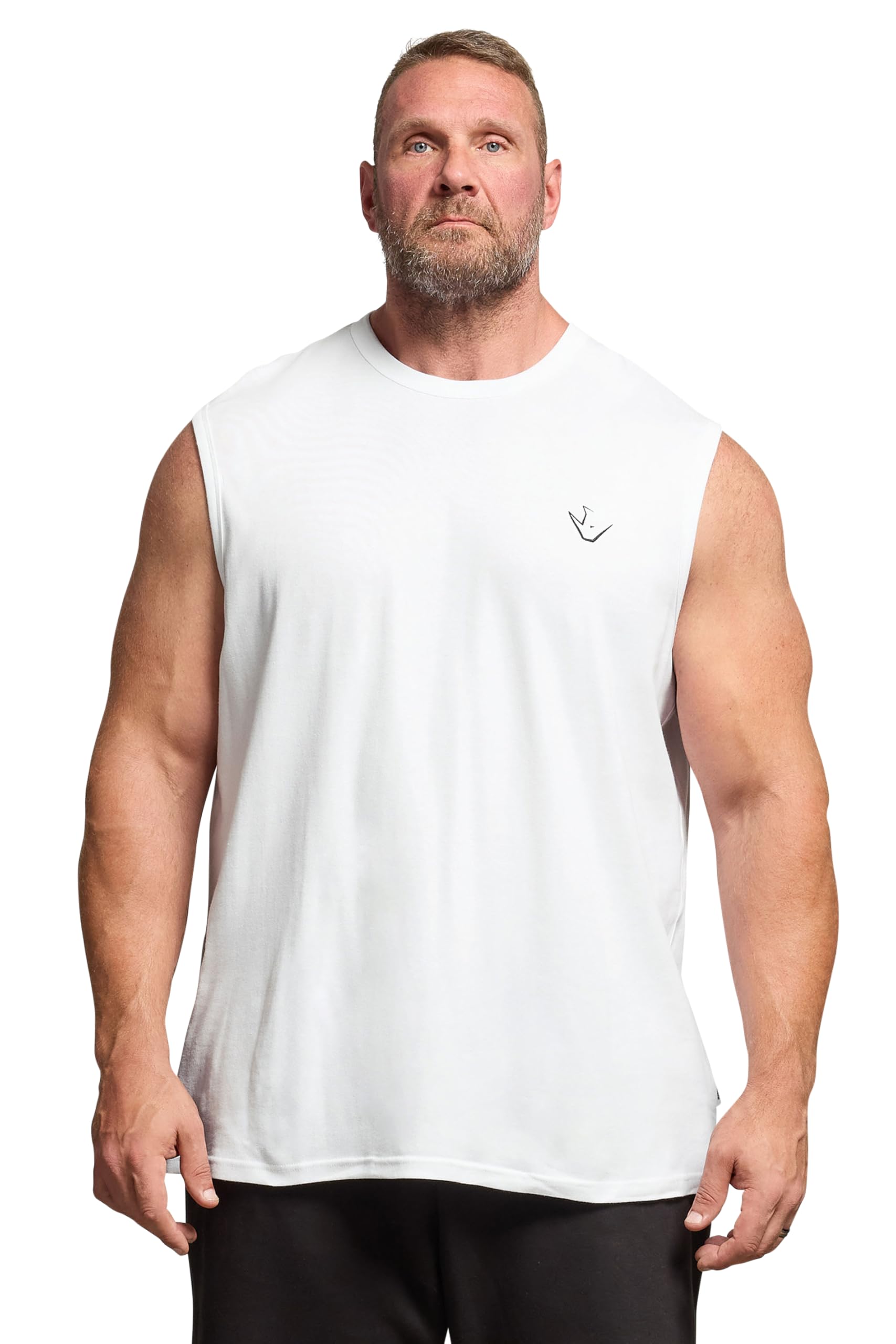 Ironrhino Big & Tall 'Rest Day' Vest - Men's - Plus Size Curve White