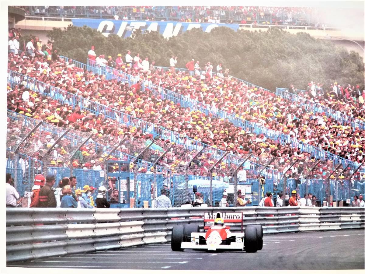 【完成版】90S F1 アイルトン セナ マクラーレン ホンダ マルボロ 90年 Amazon.co.jp: ホンダ製ポスター ホンダF1 1990年マルボロ