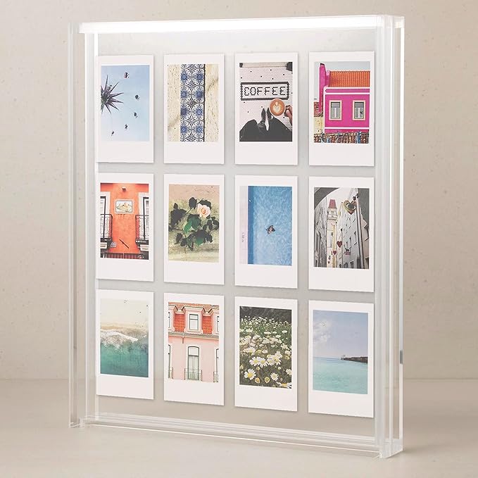 Elil Floating Picture Frames 8x10 for Polaroid Picture
