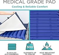 Vista 6 de Vive Colchón de Presión Alterna de 5 Pulgadas - Almohadilla Superior de Aire para Escaras, Prevención de Úlceras, Tratamiento para Pacientes