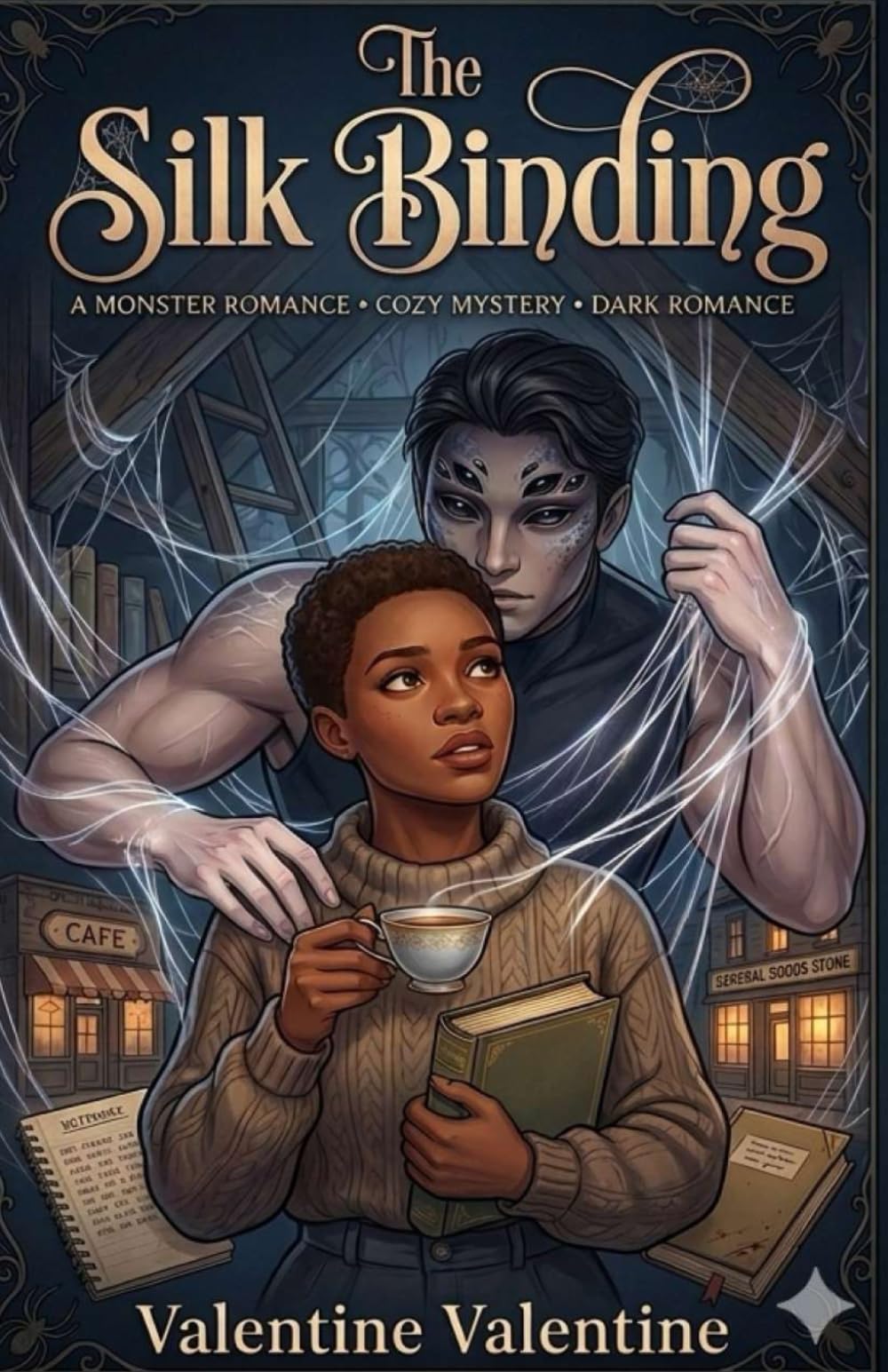 The Silk Binding: A Cozy Mystery & Monster Romance
