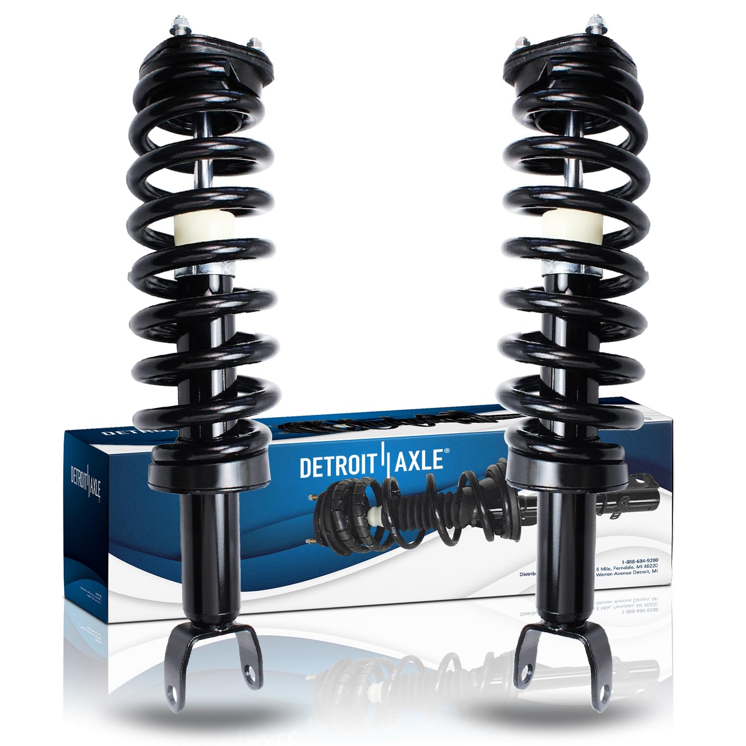 Detroit Axle - 4WD Front Struts for 2006 2007 2008 Dodge Ram 1500