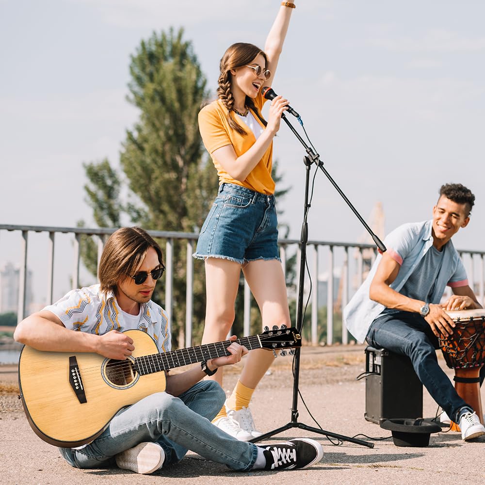 Vangoa Elektrische Akustikgitarre, Cutaway, 91,4 cm, 3/4 Reisegitarre, Fichtendecke, Bundle Kit mit Halsstab, Inbusschlüssel für Anfänger und Erwachsene, Natur