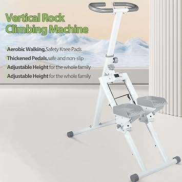 Home Stair Stepper, Vertical Climbing Exercise Machine, Home Fitness Foldable Stepper Climber, with Lcd Display Stair Master Stair Machine for Men And Women