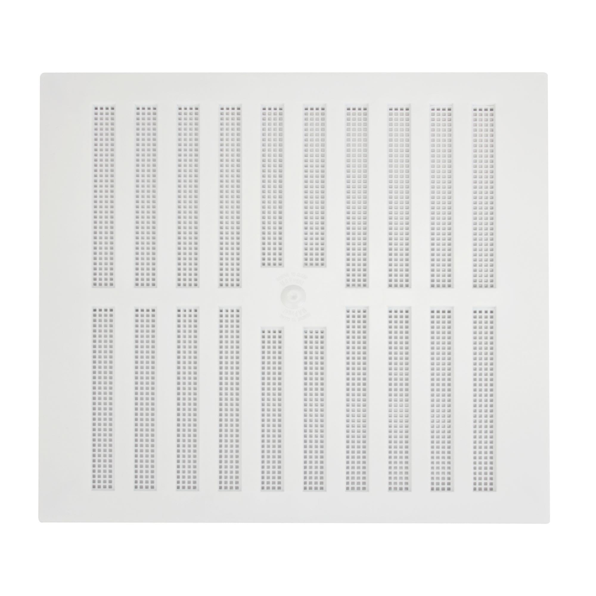 Adjustable 9X9 Louvre With Flyscreen White from B&Q