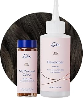 Publicité sponsorisée - eSalon Coloration Permanente - Sans Ammoniaque Sans PPD - Couvre 100% des cheveux blancs - Résulta...