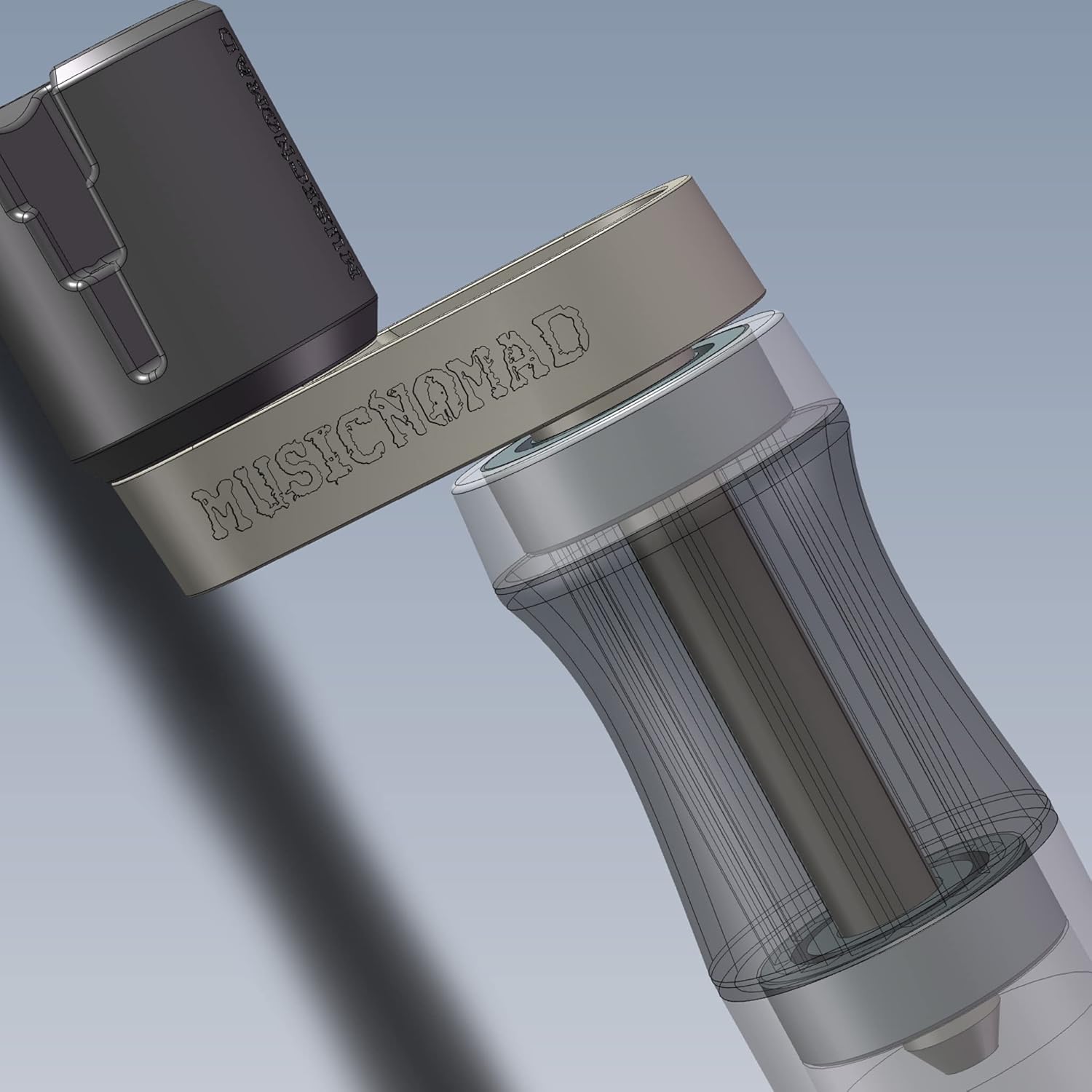 MusicNomad MN221 GRIP Guitar String Peg Winder, Rubber Lined & Dual Bearing : Musical Instruments