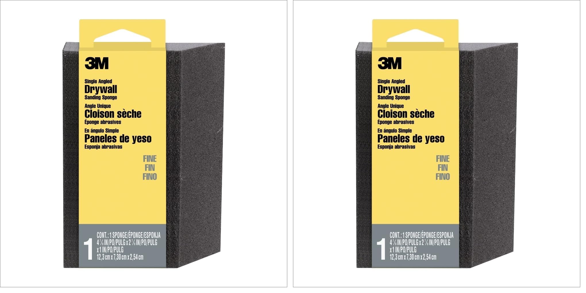 3M Angled Sanding Sponge - Fine Grit -10 3M Angled Sanding Sponge - Fine Grit -10