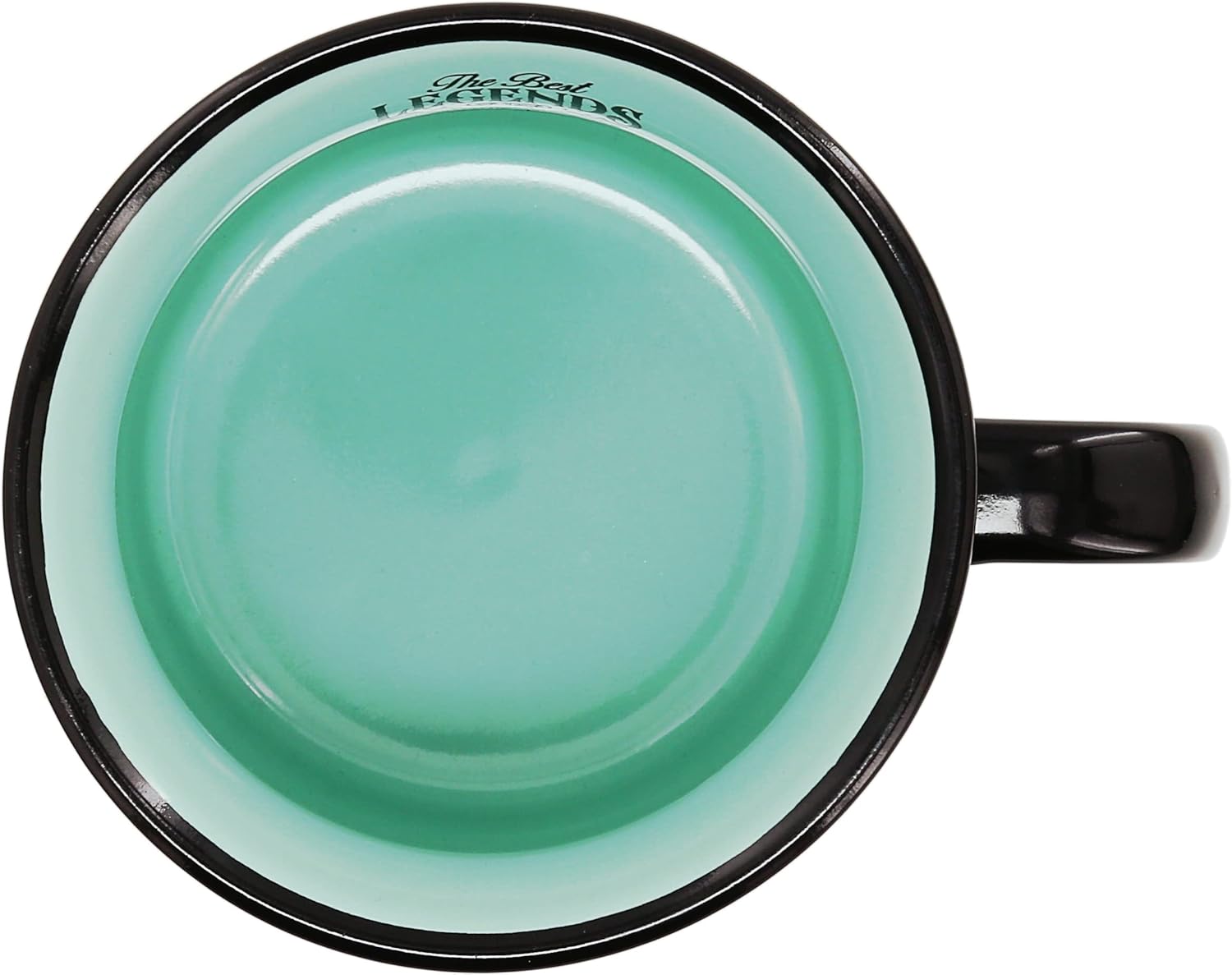 Pavilion Gift Company - Badass Legend - Ceramic 13-ounce Campfire Mug, Double Sided Coffee Cup, Sarcastic Mug, Sassy Gifts For Women, 1 Count, Black/Teal - Image 6