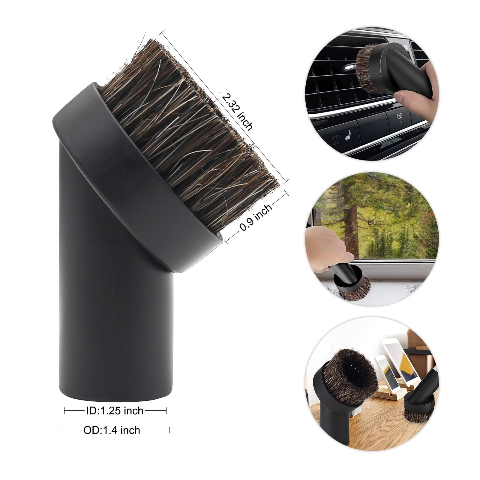 Uniwersalna szczotka ssąca z dyszą ssącą nadaje się do 32mm 35mm 1 1/4 Cal 1 3/8 Cal akcesoria do odkurzaczy kanapa z funkcją spania Gap Tool (Color : HXL6139)