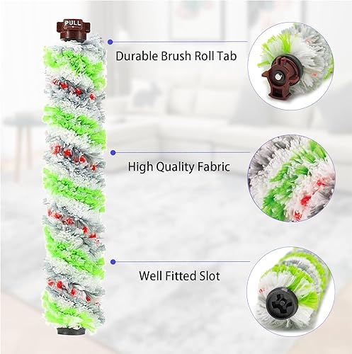 Miniatura 3 de SELECTOP 1785A 2306A Reemplaza 1 paquete de rollo de cepillo para alfombras de mascotas y múltiples superficies y 2 unidades de filtro de vacío 1866