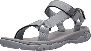 Men’s Hiking Sandals Waterproof Open Toe Athletic Sandals Strap Sports Sandals Anti-slip Water Sandals Comfortable Beach Sandals for Outdoor Camping Walking Boats Fishing Size 7-12