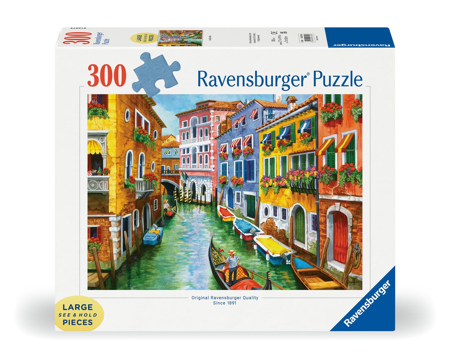 Amazon.com: Ravensburger Gondola Ride 300Piece Large-Format Puzzle