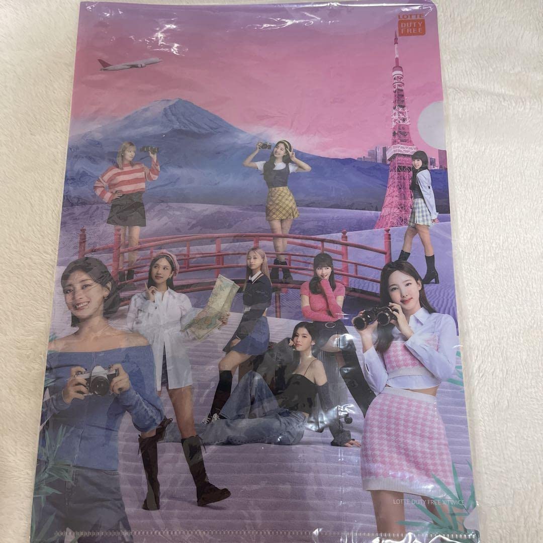 Amazon.co.jp: TWICE ロッテ免税店 銀座店 クリアファイル トレカ 缶  