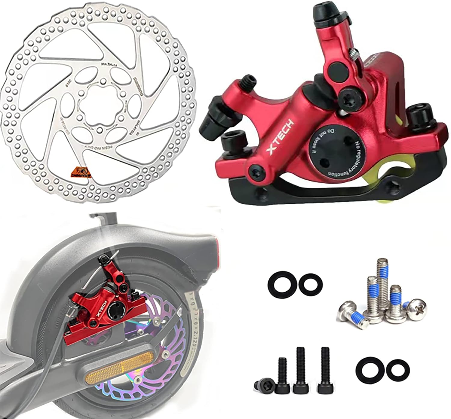 Brake Adapter 135 Disc Brake Disc Combination Cable Hydraulic Disc Brake Caliper Disc Brake Calipers