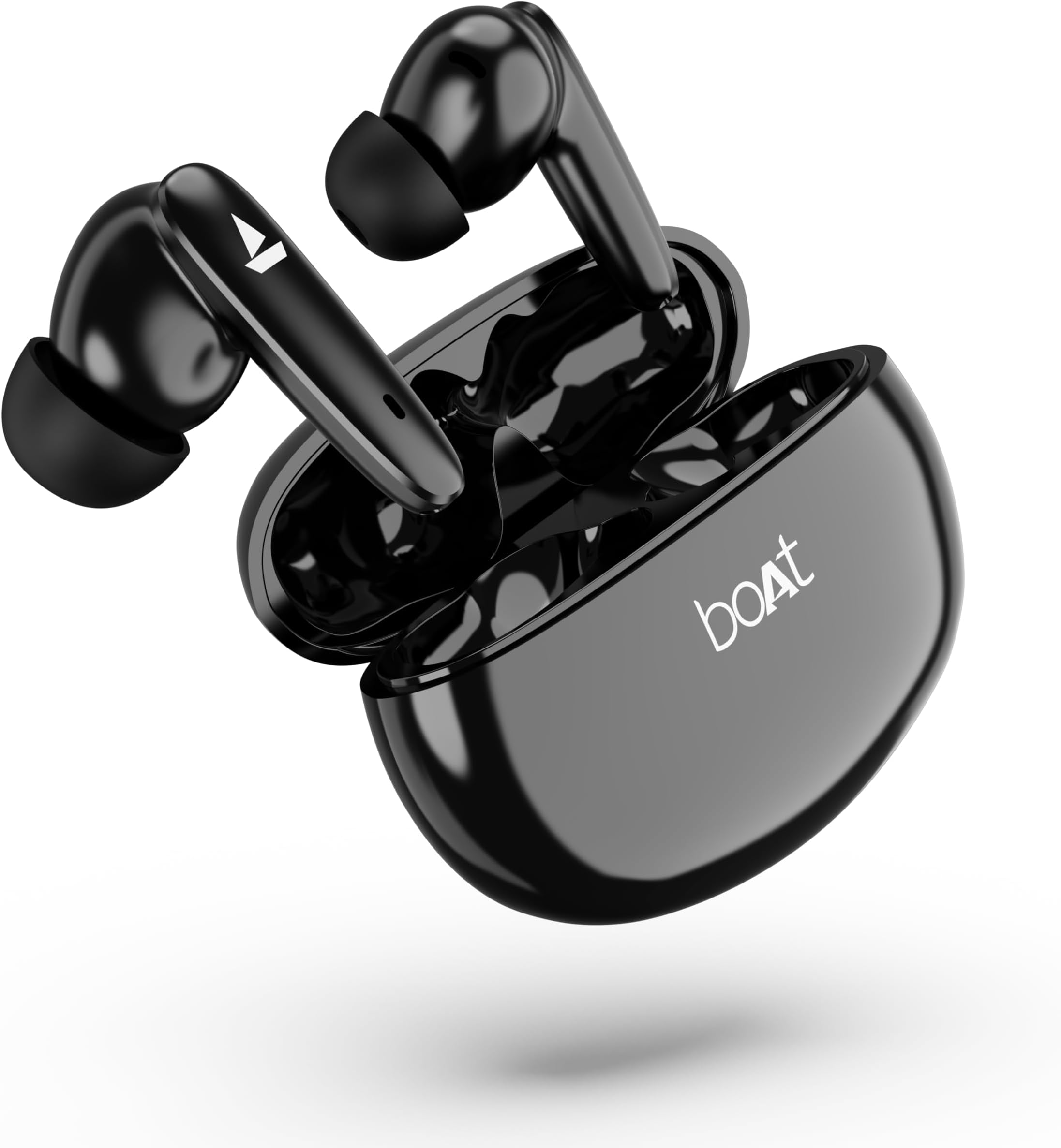 Airdopes 181 in-Ear True Wireless Earbuds with ENx Tech, Beast Mode(Low Latency Upto 60ms) for Gaming, with Mic, ASAP Charge, 20H Playtime, Bluetooth v5.2, IPX4 & IWP (Carbon Black)
