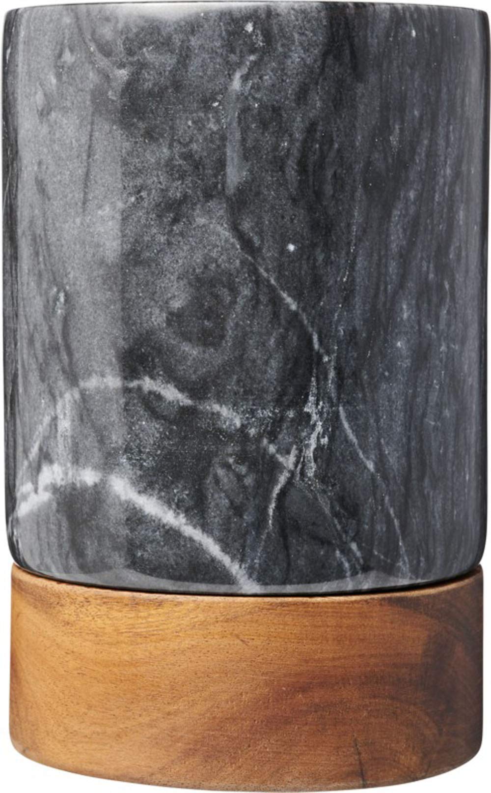 noTrash2003 Enfriador Noble de Vino y champán Hecho de mármol y Madera de Acacia Enfriador de Bebidas para Enfriar Vino, Vino espumoso y. Champaña