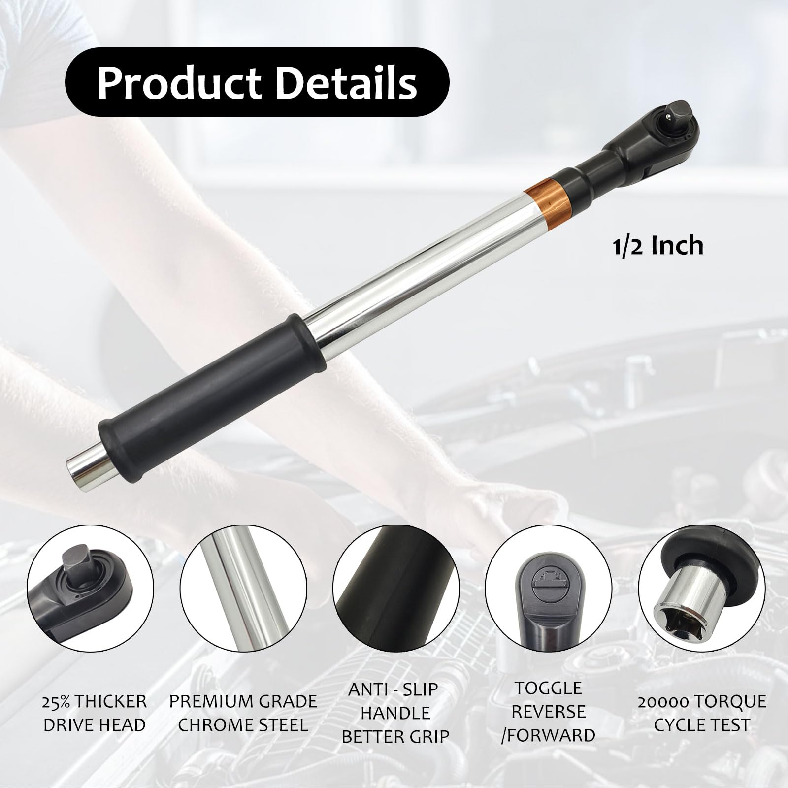 Ruaizel Offset Extension Wrench Impact - Image 2