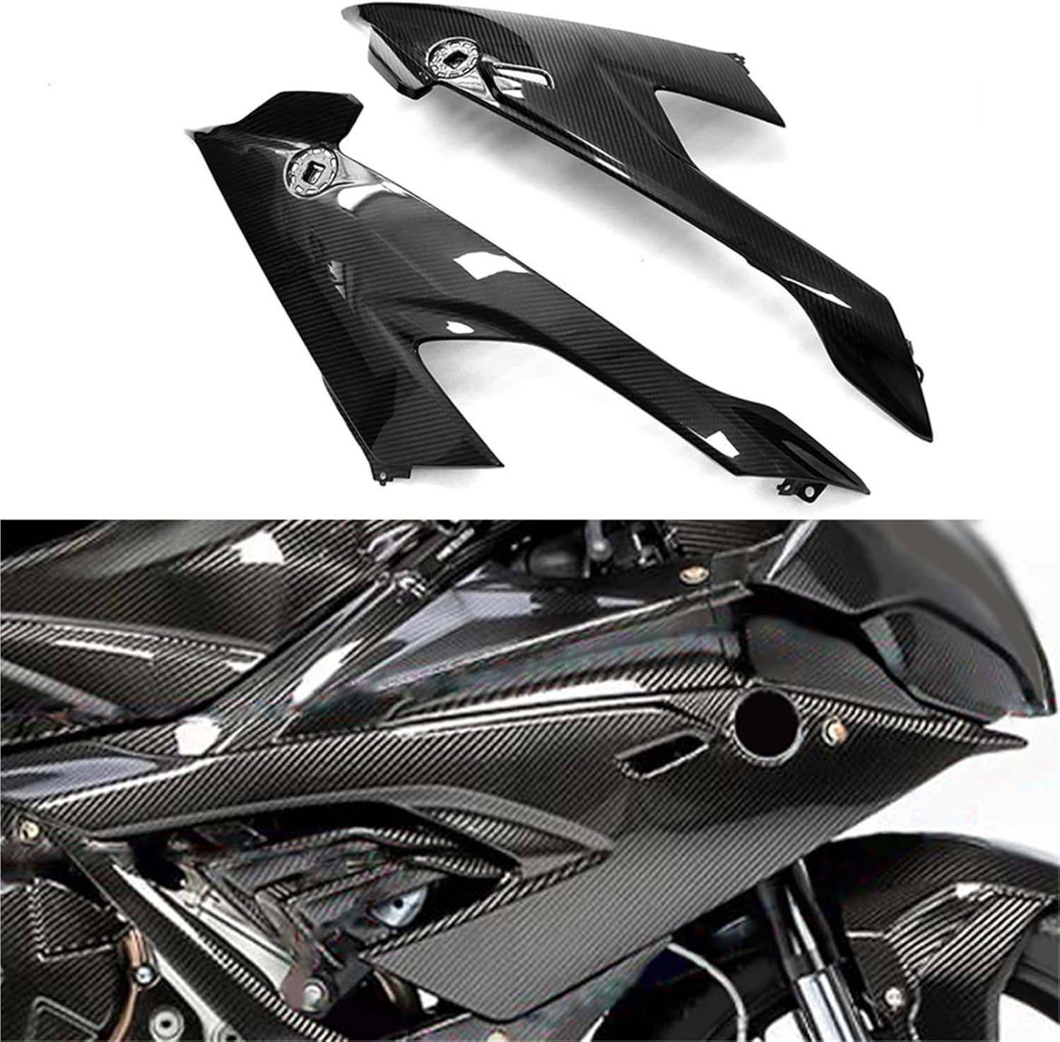 パナソニック電動自転車用バッテリー　8.9ah フェアリングアクセサリー オートバイガードカバー カーボンファイバー