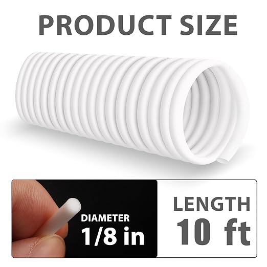 Espuma relleno para juntas de 1/8 pulg x 10 pies blanca miniatura 2
