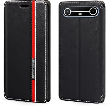 Flip Leather Case for Tecno Pova Slim 5G - Black