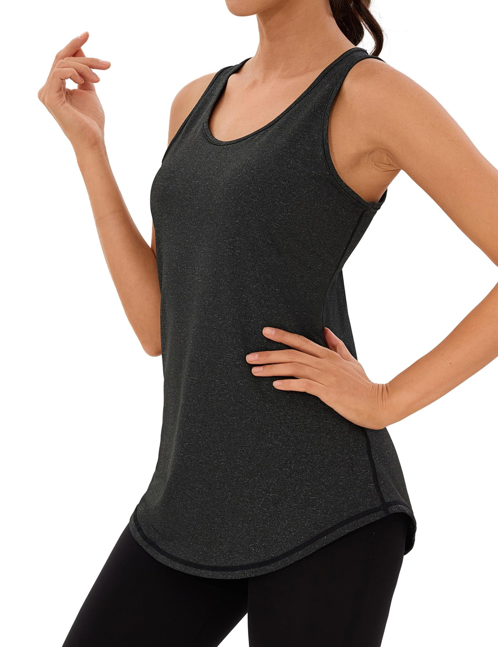 Wayleb Canotte Sportive da Donna Yoga Top Sportivo Canotta in Rete Senza Maniche Sport Tank Top per Corsa Fitness Palestra Funzionale Abbigliamento S-3XL