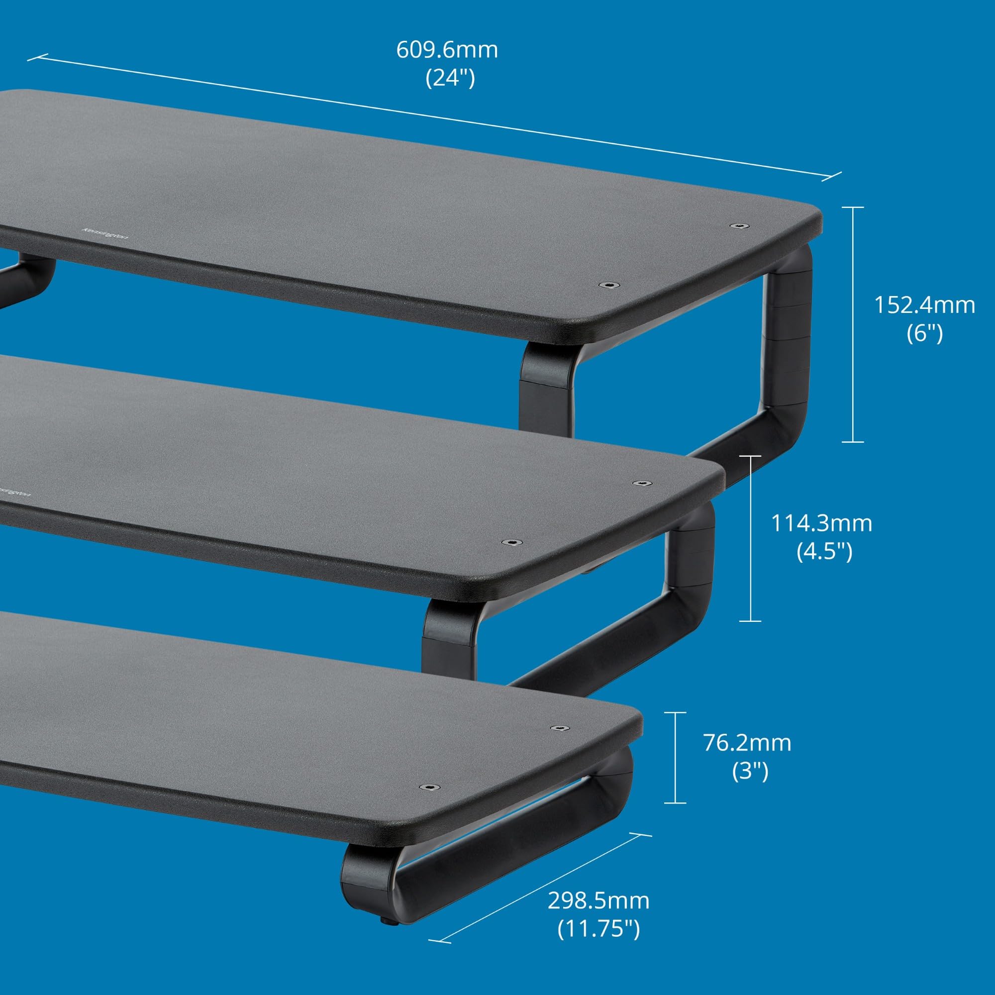 Kensington K52797WW SmartFit Extrabreiter Monitor Stand – Bild 5